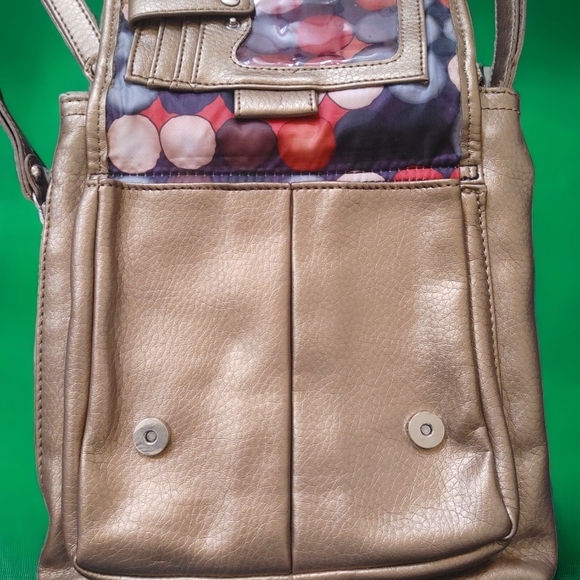 Vintage Tyler Rodan gold metallic bag with build in wallet - Picture 4 of 4